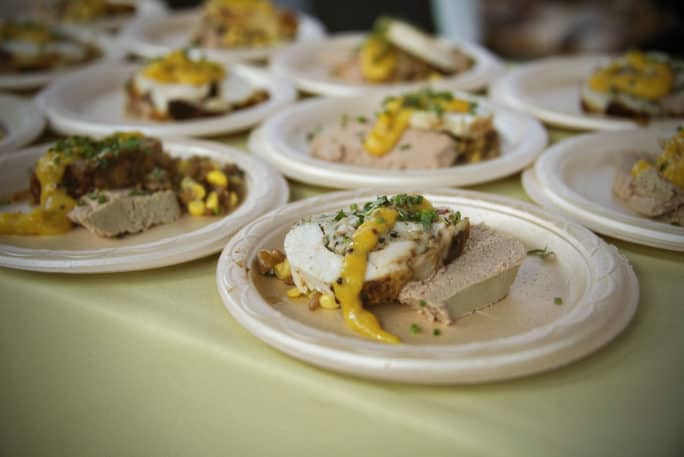 Pork plates at Greenville food festival | Kita Roberts