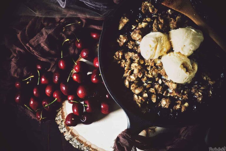 No Bake Cherry Crisp