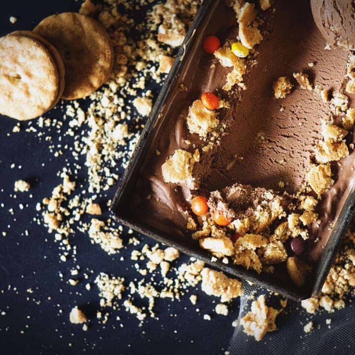 Tagalong Chocolate Peanut Butter Ice Cream | Kita Roberts PassTheSushi.com
