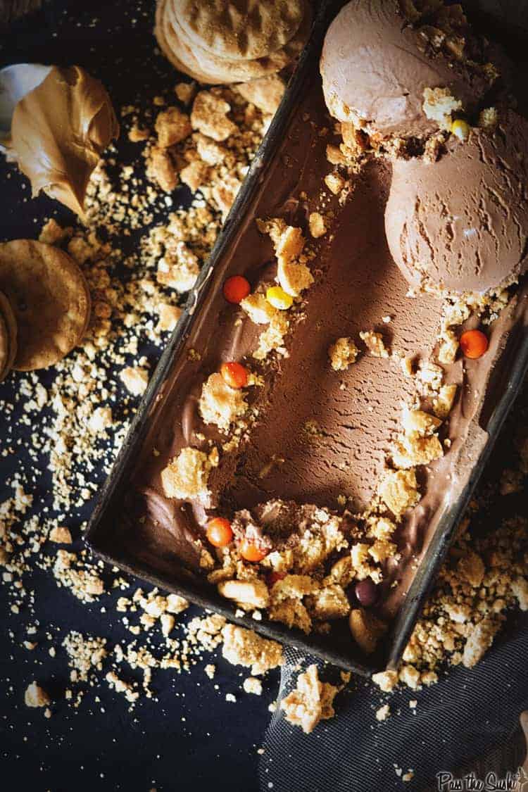 Tagalong Chocolate Peanut Butter Ice Cream | Kita Roberts PassTheSushi.com