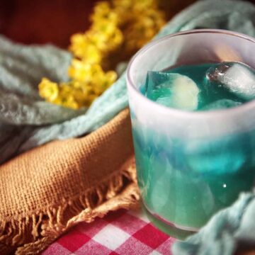 Blue Whale Cocktail Recipe | Kita Roberts PassTheSushi