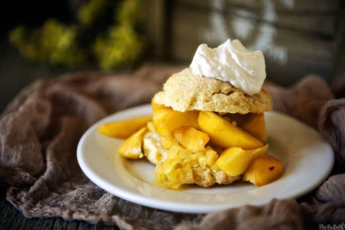 Peach Shortcakes | Kita Roberts PassTheSushi.com