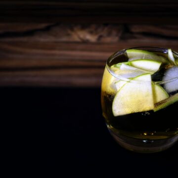 Autumn Stone Fence Cocktail Recipe | Kita Roberts PassTheSushi.com