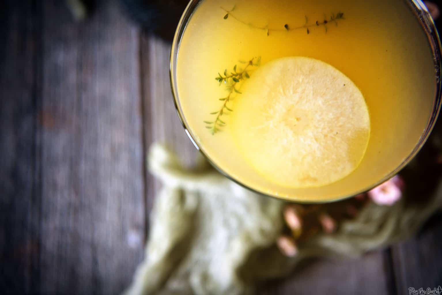 Pear Martini Cocktail Recipe | Kita Roberts PassTheSushi