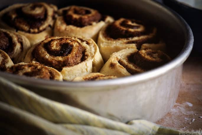 Quick Maple Cinnamon Rolls | Kita Roberts PassTheSushi.com