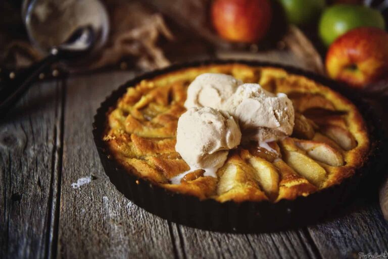 Apple and Browned Butter Custard Tart