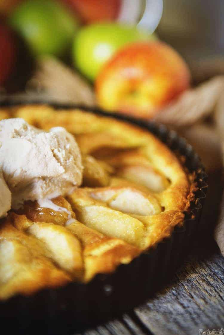 Apple and Browned Butter Custard Tart | Kita Roberts PassTheSushi.com