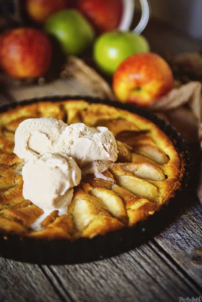 Apple and Browned Butter Custard Tart | Kita Roberts PassTheSushi.com