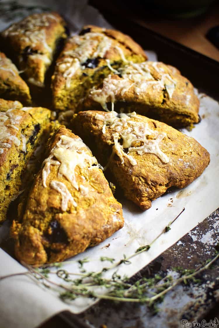 Pumpkin Blueberry Scones