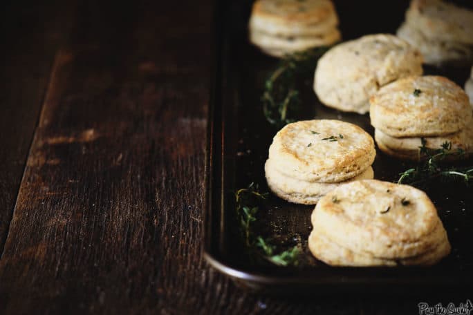 Herbed Thyme and Lemon Biscuits | Kita Roberts PassTheSushi.com