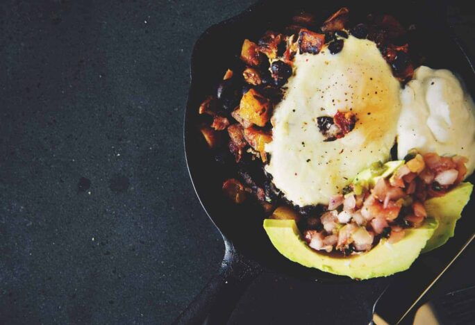 Healthy Tex-Mex Hash Browns with Eggs | Kita Roberts PassTheSushi.com