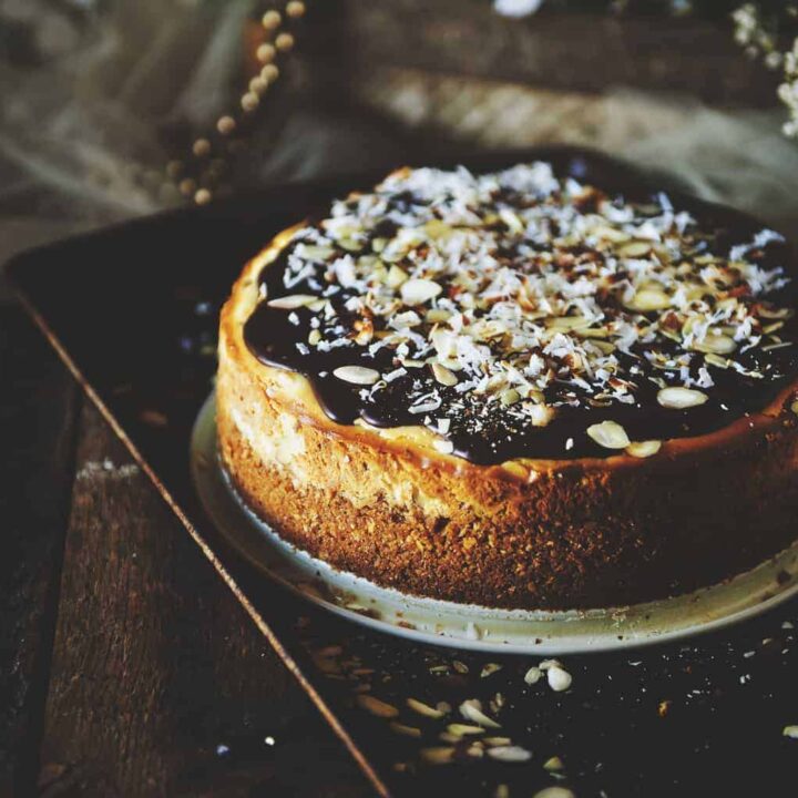 Almond Joy Cheesecake Recipe | Kita Roberts PassTheSushi.com