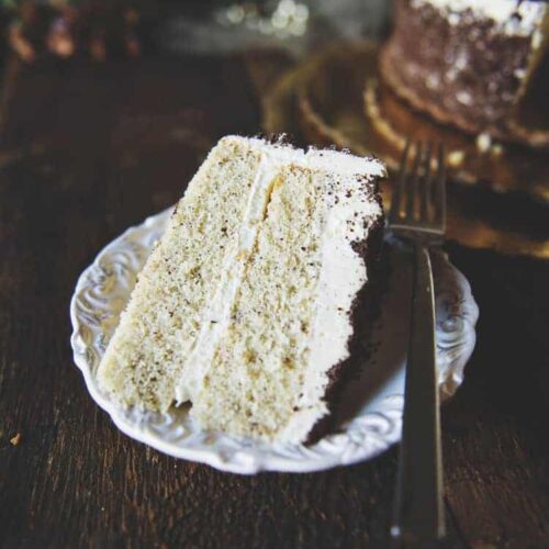 Hazelnut Cake With Marshmallow Frosting Kita Roberts Passthesushi