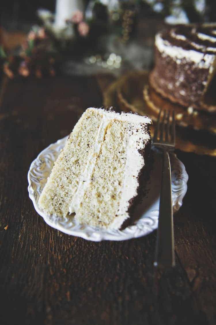 Homemade Hazelnut Cake with Marshmallow Frosting | Kita Roberts PassTheSushi