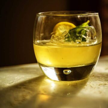 Mint Infused Lemon Drop Cocktail | Kita Roberts PassTheSushi.com