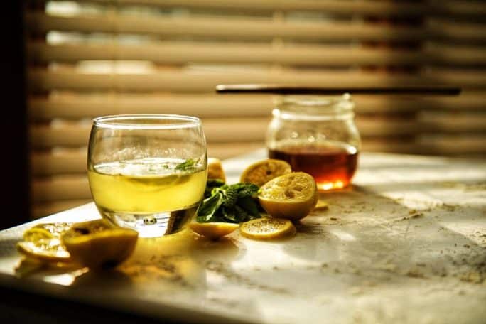 Mint Infused Lemon Drop Cocktail | Kita Roberts PassTheSushi.com