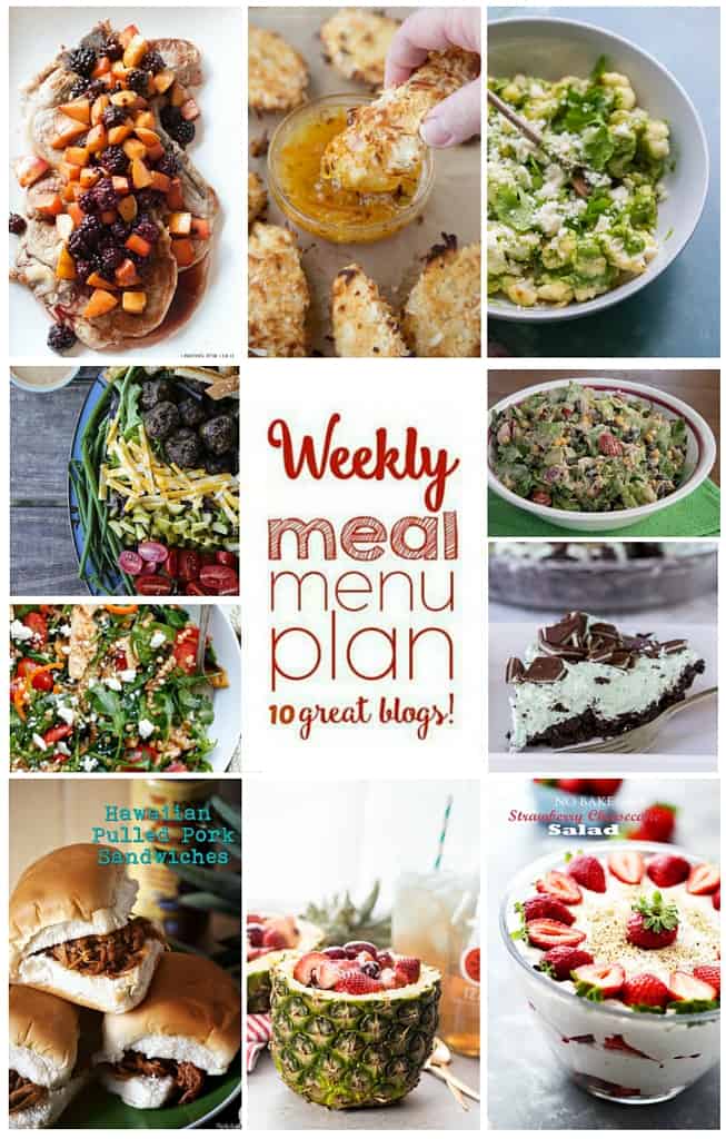 Weekly Meal Plan Week 53 – 10 great bloggers bringing you a full week of recipes including dinner, sides dishes, and desserts!