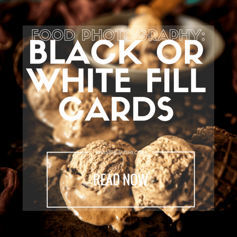 How to Change the Mood of Your Photo with Black or White Fill Cards