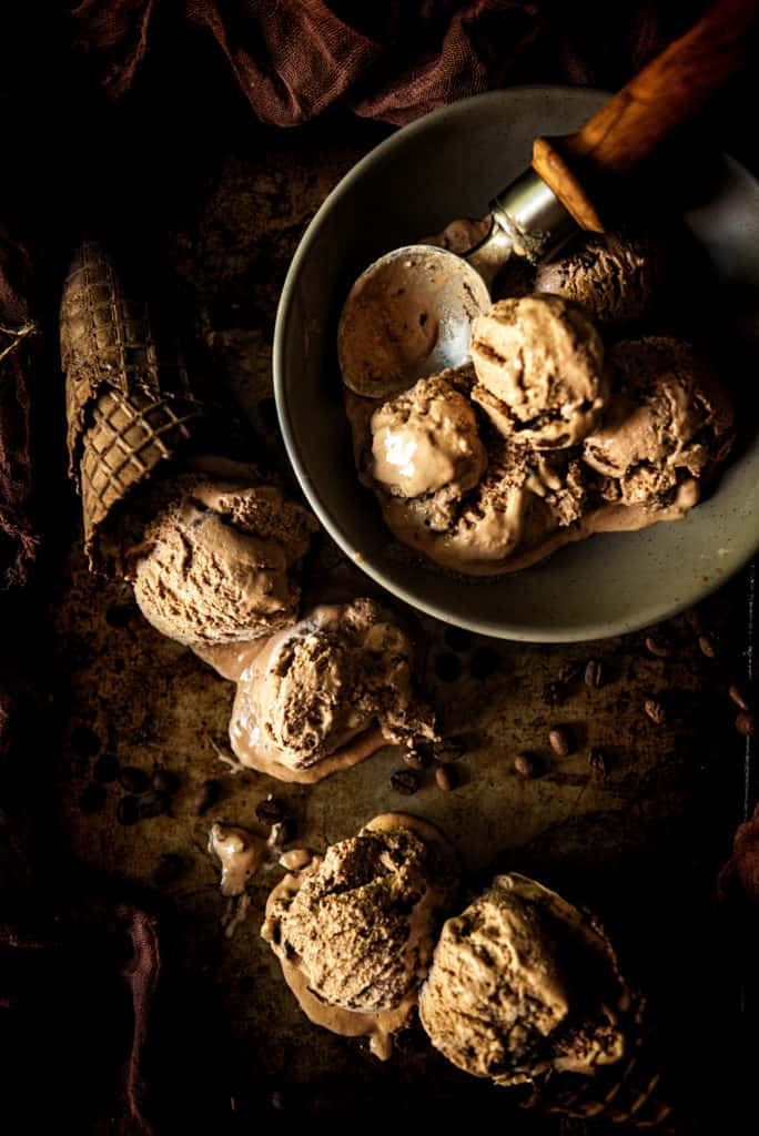 Spiked & Spicy Mexican Mocha Ice Cream Recipe | Kita Roberts PassTheSushi.com