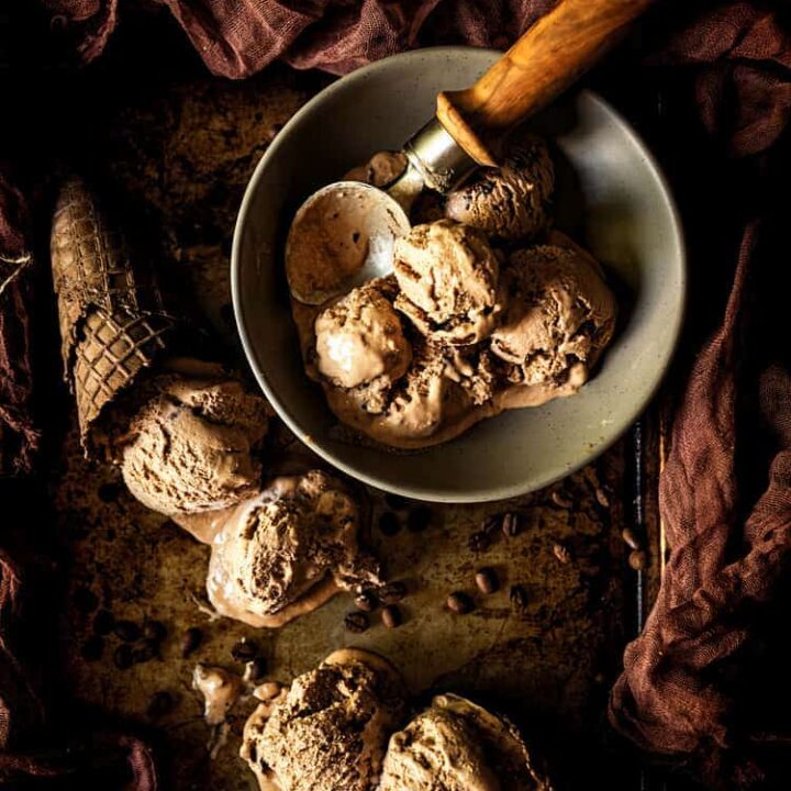 Spiked & Spicy Mexican Mocha Ice Cream Recipe | Kita Roberts PassTheSushi.com