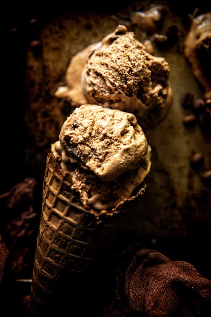 Spiked & Spicy Mexican Mocha Ice Cream Recipe | Kita Roberts PassTheSushi.com