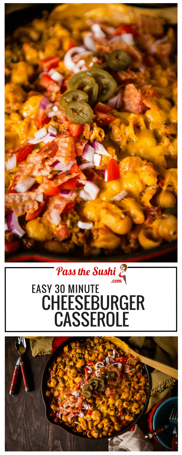 Easy 30 Minute Cheeseburger Casserole Recipe