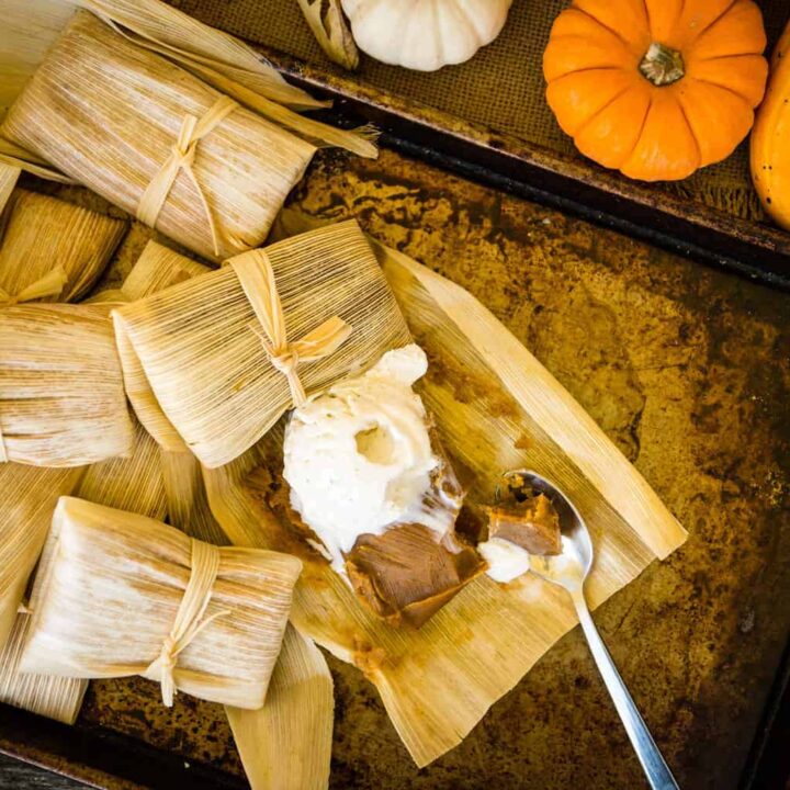 Pumpkin Pie Tamales | Kita Roberts PassTheSushi.com