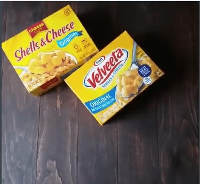 Shells and Cheese Try and Tell Comparison for Aldi 