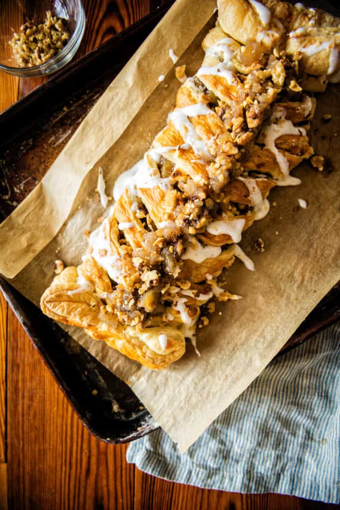 Puff Pastry Austrian Apple Strudel - Pass The Sushi