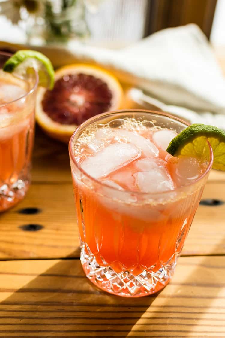 Blood Orange Paloma Spritzer - Pass The Sushi