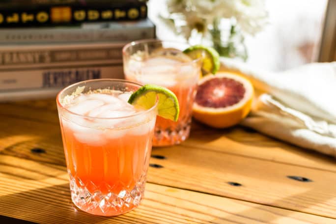 Blood Orange Paloma Spritzer | Kita Roberts PassTheSushi.com