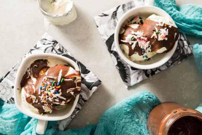 Two Ingredient Magic Shell | Kita Roberts PassTheSushi.com