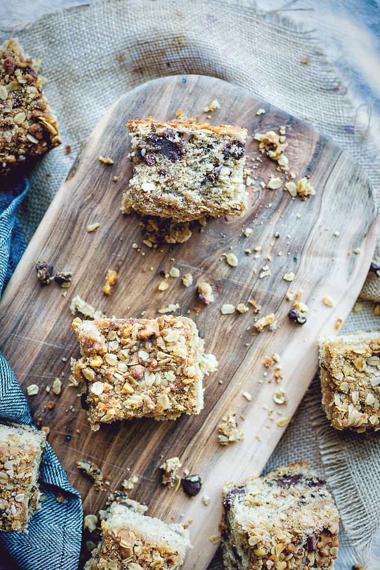 Chocolate Chip Banana Bread Coffee Cake | Kita Roberts PassTheSushi.com