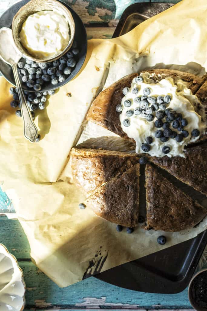 Toasted Coconut Blueberry Banana Bread Scones | Kita Roberts PassTheSushi.com