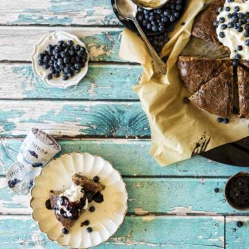 Toasted Coconut Blueberry Banana Bread Scones | Kita Roberts PassTheSushi.com