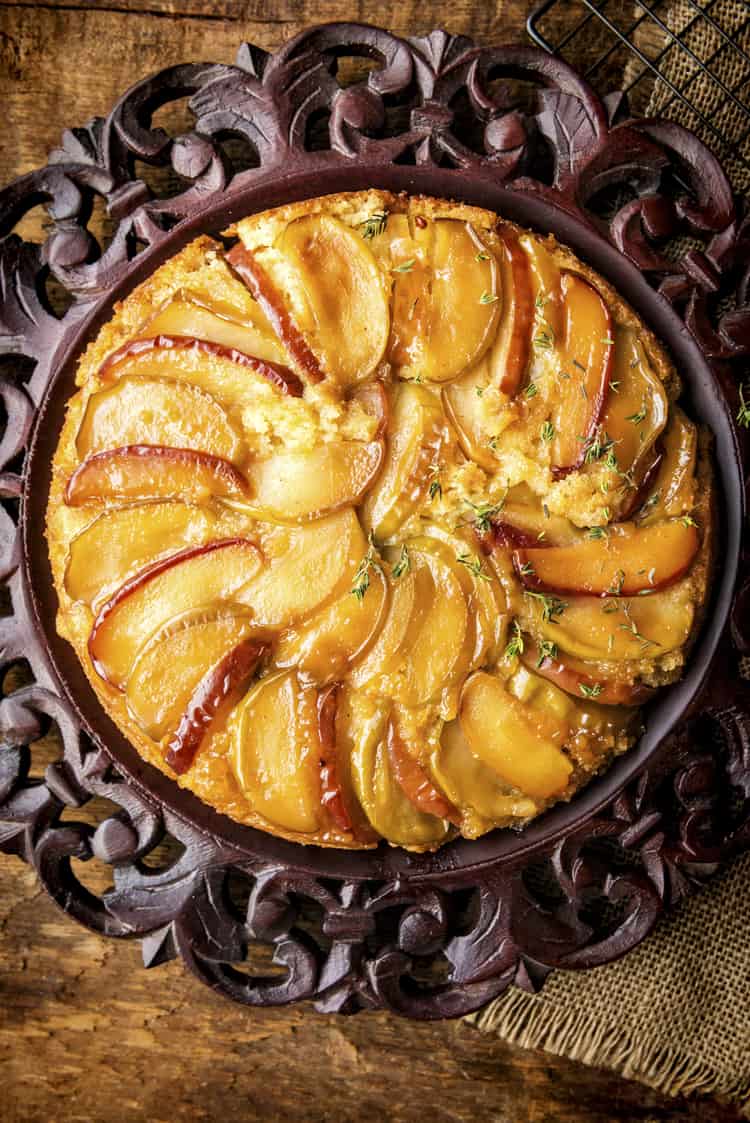 Skillet Apple Upside-down Cake | Kita Roberts