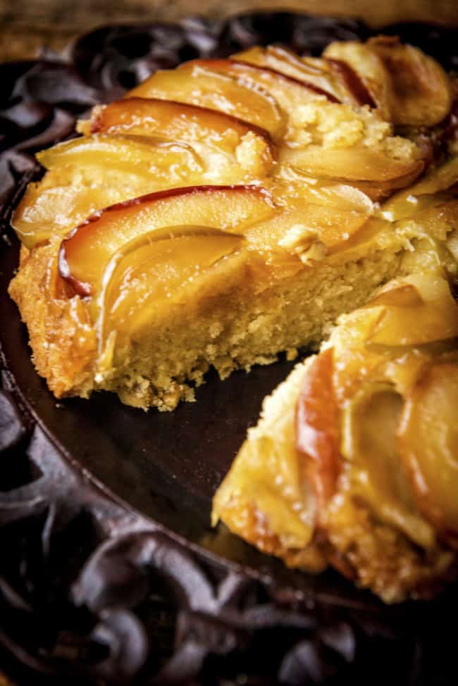 Skillet Apple UpsideDown Cake Recipe