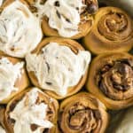 Chocolate Chip Pecan Cinnamon Rolls Recipe