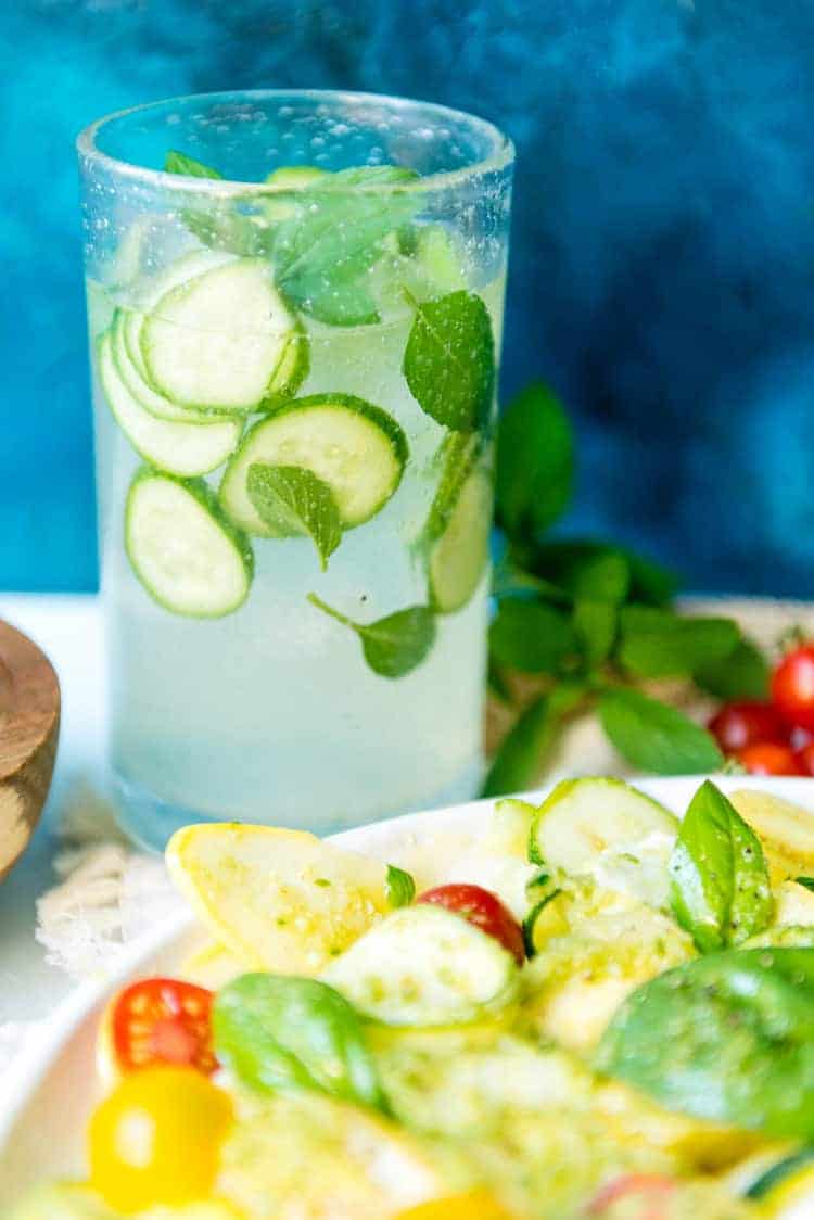 Muddled Mint and Cucumber Cooler Cocktail | Kita Roberts