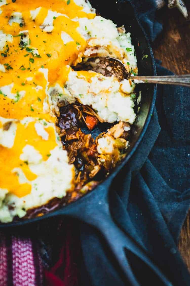 Smoked BBQ Turkey Shepherds Pie