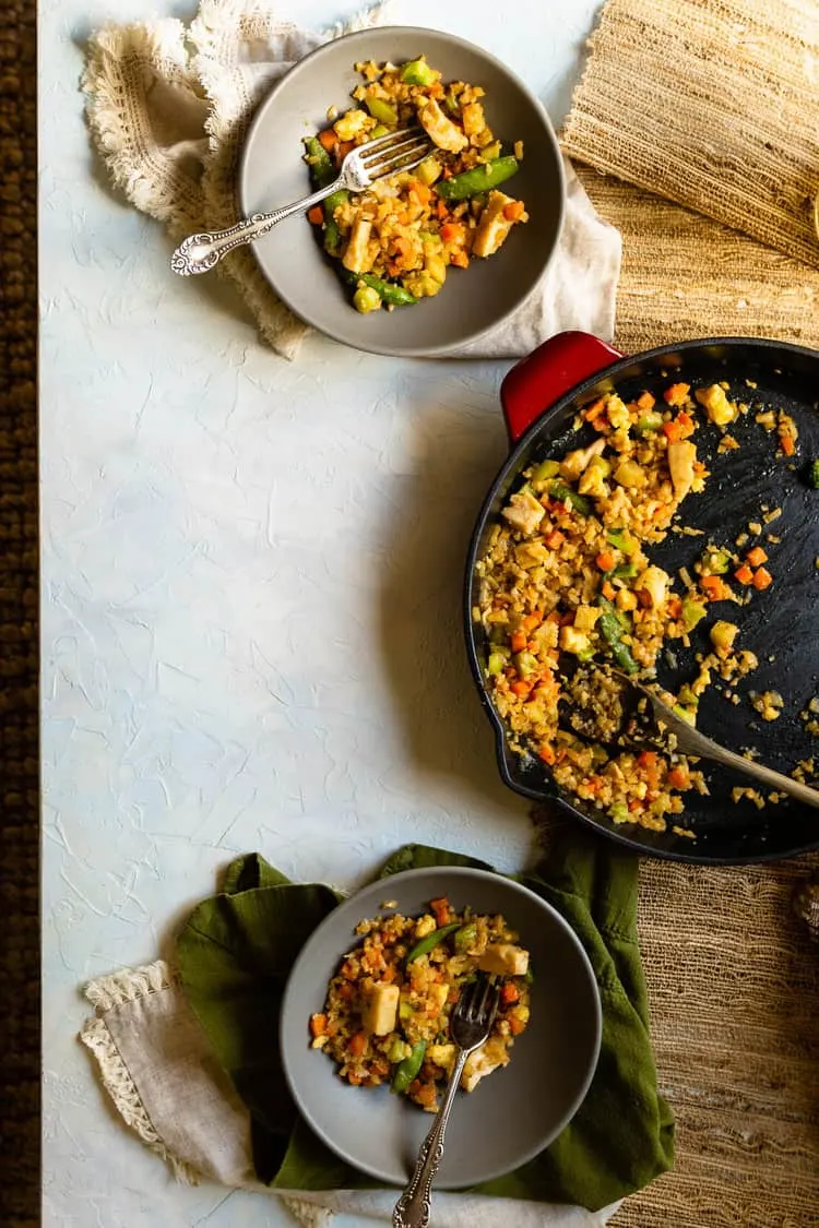 Weeknight Survival Birds Eye Veggie Made Chicken Fried Riced Cauliflower Pass The Sushi