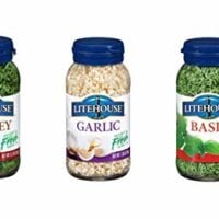 LiteHouse Freeze Dried Herb Variety - 1 Garlic, 1 Basil, And 1 Parsley