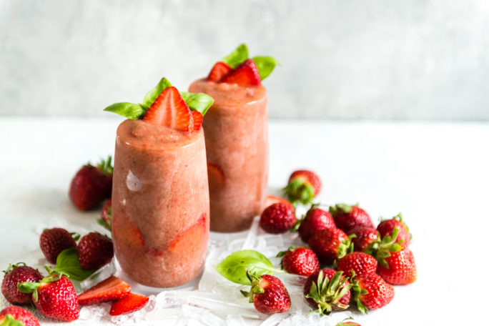 Frozen Strawberry Balsamic Gin and Tonic Recipe 