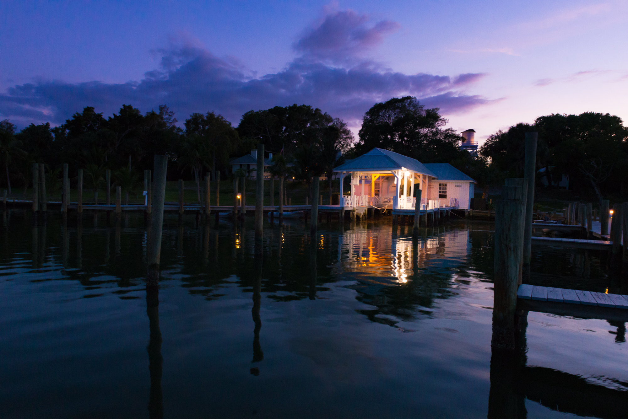 Sunset from the docks at Cabbage Key | What to do, see, and eat while visiting Cabbage Key