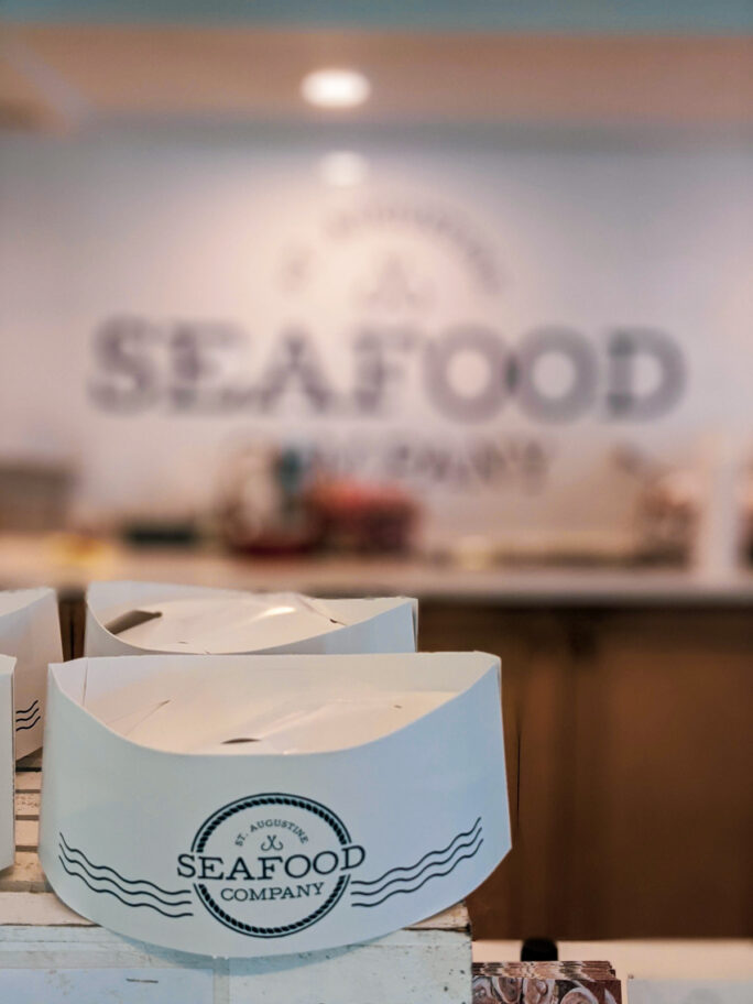 St Augustine Seafood Co prides themselves on fresh local seafood - and batters it up to perfectly delightful bites! 