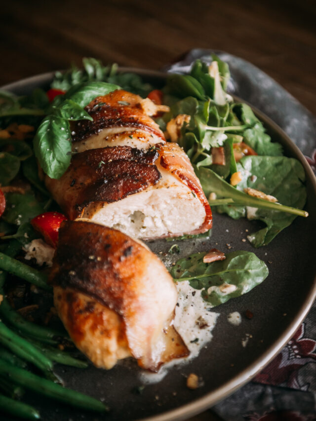Bacon Wrapped Stuffed Chicken Breast Story