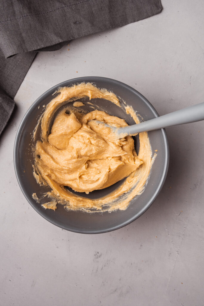 mixing ingredients to make dough