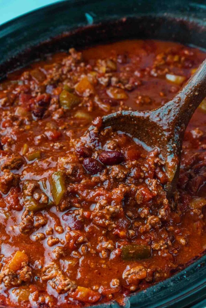 2-Quart Slow Cooker Spicy Chili Recipe • A Weekend Cook®