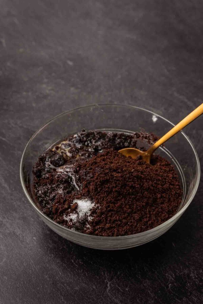 mixing dry ingredients in a bowl