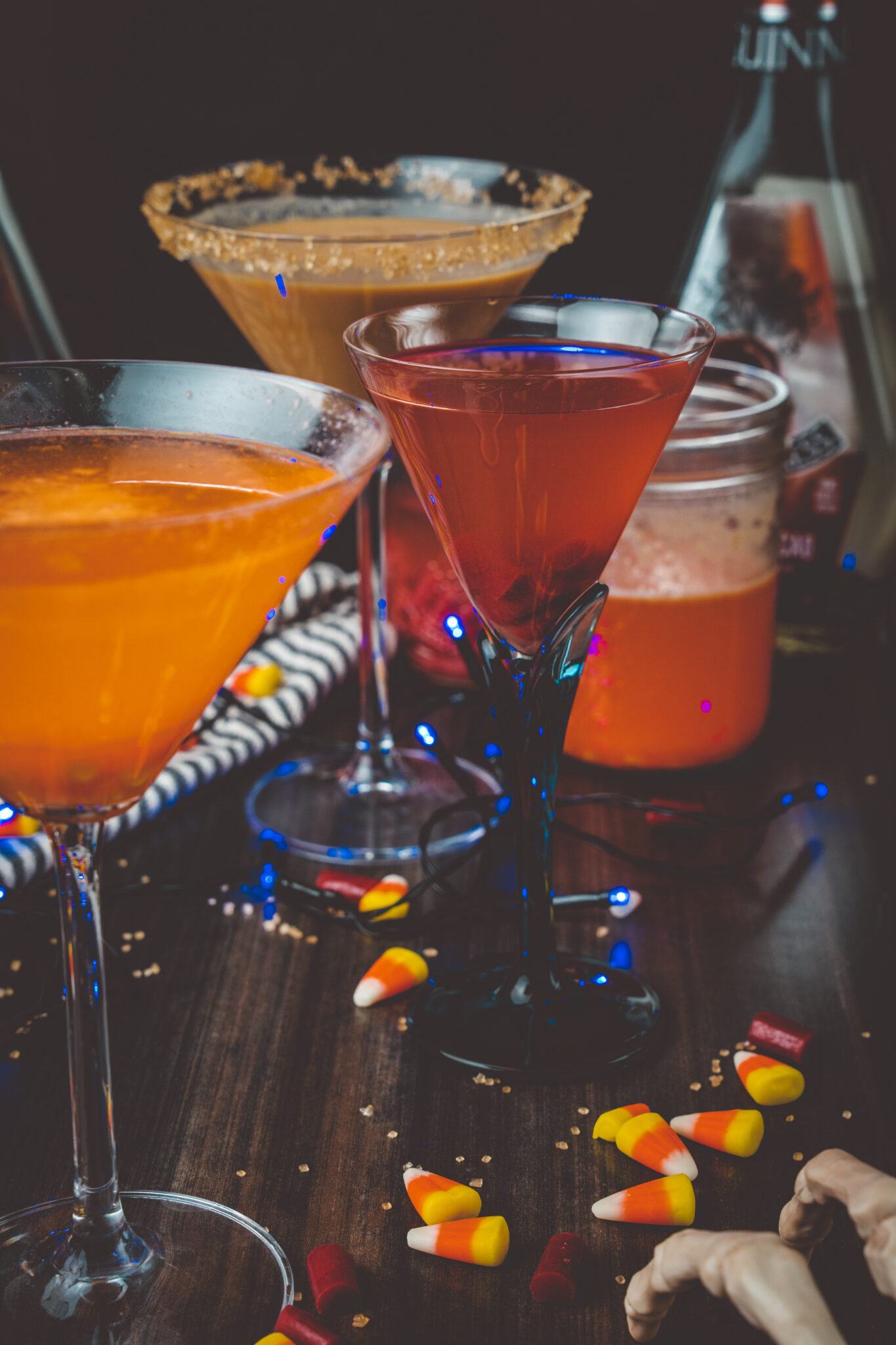 3 Simple Halloween Martinis Cocktail Recipe